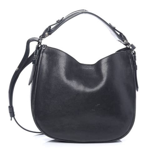 GIVENCHY Lambskin Obsedia Hobo Black 